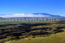 Hawaiian Islands, HAWAII (Big Island), Volcanoes National Park scenery, aerial view, HAW259JPL
