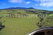 Hawaiian Islands, HAWAII (Big Island), Volcanoes National Park scenery, aerial view, HAW383JPL