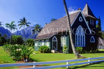Hawaiian Islands, KAUAI, Hanalei, Waioli Huiia Church, HAW246JPL