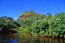 Hawaiian Islands, KAUAI, landscape scenery and river, HAW248JPL