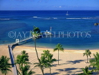 Hawaiian Islands, OAHU, Waikiki Beach, HAW104JPL