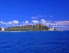 Hawaiian Islands, OAHU, Waikiki coast and Diamond Head, HAW293JPL
