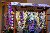 Hawaiian Islands, OAHU, fresh flower Leis ( Frangipani and Orchids), HAW302JPL