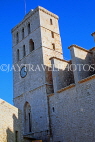 IBIZA, Ibiza Town, Old Town (Dalt Vila), cathedral clock tower, SPN1354JPL