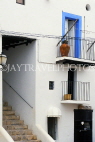IBIZA, Ibiza Town, Old Town (Dalt Vila), house balconies, SPN1366JPL