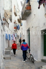 IBIZA, Ibiza Town, Old Town (Dalt Vila), narrow street and houses, SPN1361JPL