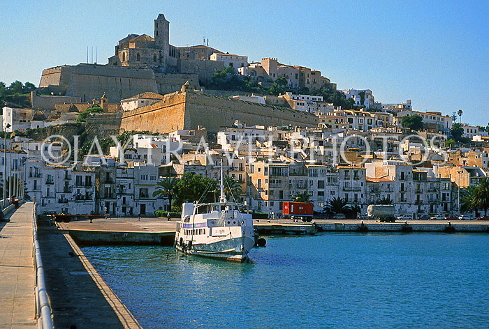 IBIZA, Ibiza Town, Old Town (Dalt Vila) and harbour area, SPN1381JPL