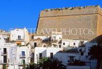 IBIZA, Ibiza Town, Old Town (Dalt Vila) fortified walls, SPN1396JPL