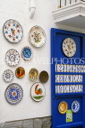 IBIZA, Ibiza Town, crafts, had painted ceramics, at shop front, SPN1370JPL