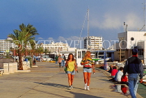 IBIZA, San Antonio, promenade with tourists, SPN1421JPL