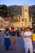 INDIA, Himachal Pradesh, SHIMLA, Ridge (Main Square), church and people, IND1216JPL