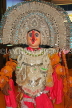 INDIA, Karnataka, folk dancer in costume, IND1544JPL