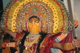 INDIA, Karnataka, folk dancer in costume, IND1546JPL