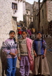 INDIA, Ladakh region, LEH, young women posing, IND632JPL