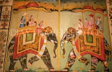 INDIA, Madhya Pradesh, GWALIOR, elephant painting, IND133JPL