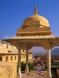 INDIA, Rajasthan, Jaipur, AMBER PALACE and Fort, palace buildings, courtyard, IND1206JPL