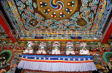 INDIA, Sikkim, GANGTOK, Rumtek Monastery (Tibetan Buddhist), ceilng murals, IND976JPL