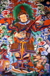 INDIA, Sikkim, GANGTOK, Rumtek Monastery (Tibetan Buddhist), mural of sitar player, IND978JPL
