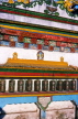 INDIA, Sikkim, GANGTOK, Rumtek Monastery (Tibetan Buddhist), prayer wheels, IND975JPL