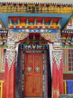 INDIA, Sikkim, Pemayangtse Tibetan Monastery, colourful doors and archtecture, IND134JPL