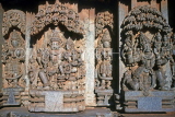INDIA, South India, Karnataka, BELUR TEMPLE carvings, IND550JPL