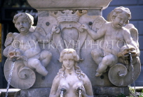 ITALY, Campania, Amalfi Coast, AMALFI, St Andrews Fountain sculptures, ITL676JPLDO