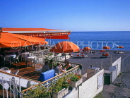 ITALY, Campania, Amalfi Coast, AMALFI, seafront and restaurant, ITL982JPL