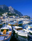 ITALY, Campania, Amalfi Coast, CAPRI, Marina Grande and fishing boats, ITL947JPL