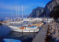 ITALY, Campania, Amalfi Coast, CAPRI, Marina Grande and pier, ITL956JPL