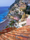 ITALY, Campania, Amalfi Coast, POSITANO, cliffside village and Santa Maria Assunta church, ITL927JPL
