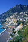 ITALY, Campania, Amalfi Coast, POSITANO, cliffside village and beach, ITL639JPL