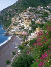 ITALY, Campania, Amalfi Coast, POSITANO, cliffside village and beach, ITL921JPL