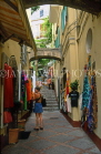 ITALY, Campania, Amalfi Coast, POSITANO, narrow street and shops, ITL1177JPL