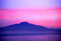 ITALY, Campania, Amalfi Coast, SORRENTO, Mount Vesuvius at dusk, ITL1034JPL