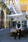 ITALY, Campania, Amalfi Coast, SORRENTO, town street and cafe scene, ITL1046JPL