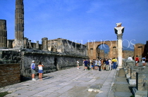 ITALY, Campania, POMPEII, ruins of The Forum, ITL1070JPL