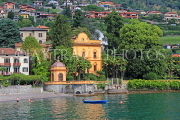 ITALY, Lombardy, LAKE COMO, lakeside scenery, villas and hillside houses, ITL2323JPL