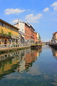 ITALY, Lombardy, MILAN, Naviglio Grande Canal, ITL2053JPL