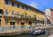 ITALY, Lombardy, MILAN, Naviglio Grande Canal, ITL2061JPL