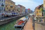 ITALY, Lombardy, MILAN, Naviglio Grande canal, ITL2047JPL