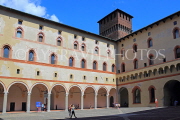 ITALY, Lombardy, MILAN, Piazza Castello, Sforza Castle, Rocchetta Courtyard, ITL2083JPL