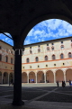 ITALY, Lombardy, MILAN, Piazza Castello, Sforza Castle, Rocchetta Courtyard, ITL2085JPL