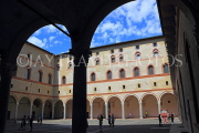 ITALY, Lombardy, MILAN, Piazza Castello, Sforza Castle, Rocchetta Courtyard, ITL2086JPL
