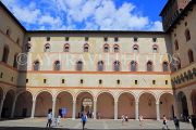 ITALY, Lombardy, MILAN, Piazza Castello, Sforza Castle, Rocchetta Courtyard, ITL2087JPL