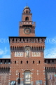 ITALY, Lombardy, MILAN, Piazza Castello, Sforza Castle, main entrance tower, ITL2099JPL