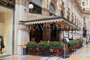 ITALY, Lombardy, MILAN, Piazza Del Duomo, Galleria Vittorio Emanuele II, restaurant, TL2043JPL