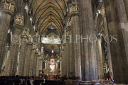 ITALY, Lombardy, MILAN, The Duomo (Cathedral), interior, ITL1987JPL