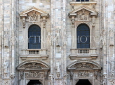 ITALY, Lombardy, MILAN, The Duomo (Cathedral) entrance facade, architecture, detail, ITL1966JPL