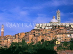 ITALY, Tuscany, SIENA, town view and Cathedral, ITL1717JPL