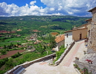 ITALY, Umbria, near Norcia, Sant Andrea, view from loggia at Campi Vecchio, ITL225JPL